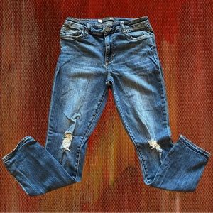 Kut from the Kloth Distressed Denim Boyfriend Jeans